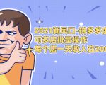 2021新风口-拼多多虚拟店：可多店批量操作，每个店一天收入在200-1000-小鸿资源库