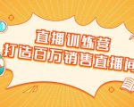 直播训练营：打造百万销售直播间 教会你如何直播带货，抓住直播大风口-小鸿资源库