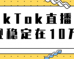 TikTok直播场观稳定在10万，导流独立站转化率1：5000实操讲解-小鸿资源库