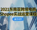 2021东南亚跨境电商Shopee实战运营课程,0基础、0经验、0投资的副业项目-小鸿资源库