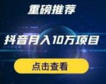 星哥抖音中视频计划：单号月入3万抖音中视频项目，百分百的风口项目-小鸿资源库