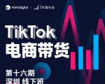 TK电商带货线下班第十六期（深圳站），从0到1带货出单-小鸿资源库
