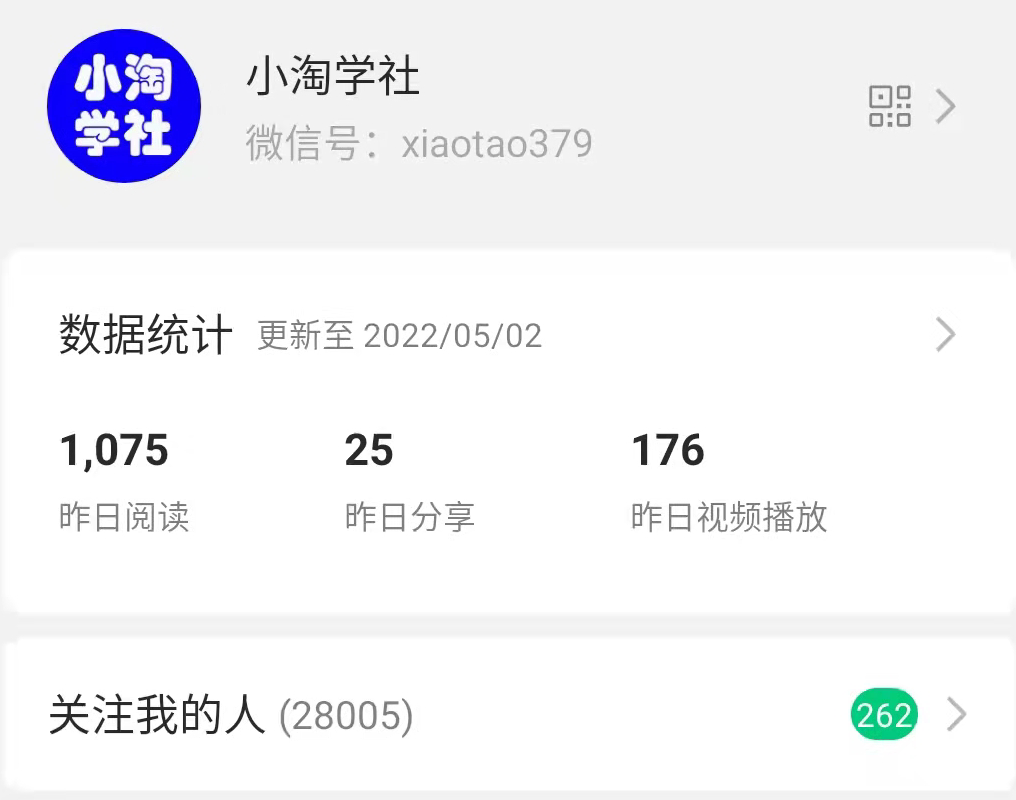 公众号日涨粉50+，分享我做流量的新渠道-小鸿资源库