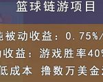国外区块链篮球游戏项目，前期加入秒回本，被动收益日0.75%，撸数万美金-小鸿资源库