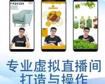 个人虚拟直播间的搭建与操作,专业虚拟直播间的打造与操作-小鸿资源库