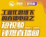 尼克派·工业化思维下的直播电商之短视频锤爆直播间,听话照做执行爆单-小鸿资源库