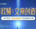李欣频|文案创造课,0基础可报10天写出“看到就想转”的自媒体文案-小鸿资源库