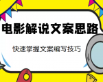 电影解说文案思路课，让你快速掌握文案编写的技巧（3节视频课程）-小鸿资源库