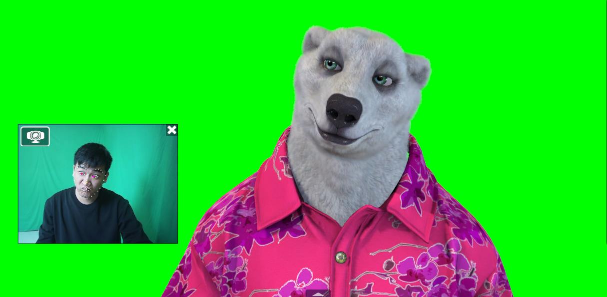 实时直播换脸卡通形象出镜，卡通形象面部捕捉(软件＋教程)-小鸿资源库