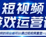 短视频游戏赚钱特训营,0门槛小白也可以操作,日入1000+-小鸿资源库