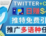 通过Twitter推广CPA Leads，日赚46.01美元 - 免费的CPA联盟推广模式-小鸿资源库