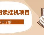 全自动阅读挂机项目，号称单窗10r，全套脚本+教程，小白上手简单-小鸿资源库