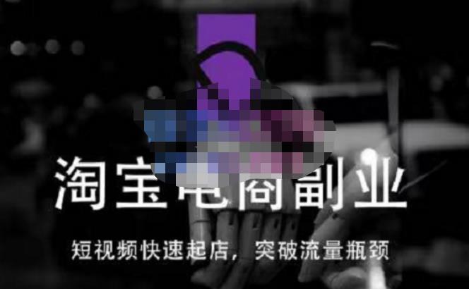 蓝Sir派·淘宝短视频快速起店，替代传统搜索方式，学会做一个不一样的淘宝店-小鸿资源库