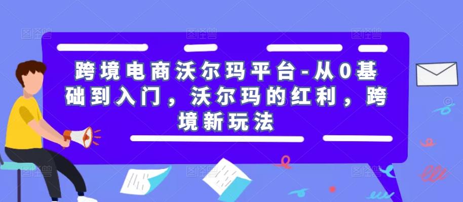 跨境电商沃尔玛平台-从0基础到入门，沃尔玛的红利，跨境新玩法-小鸿资源库