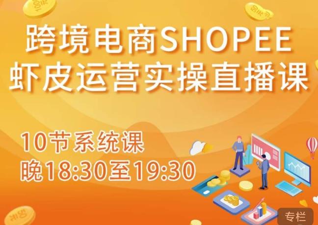 跨境电商Shopee虾皮运营实操直播课,从零开始学,入门到精通(10节系统课)-小鸿资源库