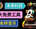 抢先体验未来Ai科技-文本转音乐工具，只需输入文字描述，即可创作歌曲和音乐-小鸿资源库