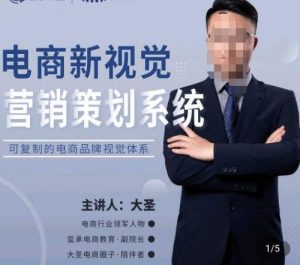 大圣·电商新视觉营销策划系统，可复制的电商品牌视觉识别系统-小鸿资源库