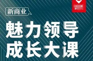 张琦·新商业魅力领导成长大课2023新版,高效管理必修课(30节)-小鸿资源库