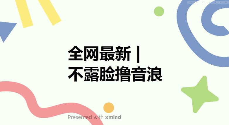 全网最新不露脸撸音浪，跑通自动化成交闭环，实现出单+收徒收益最大化【揭秘】-小鸿资源库
