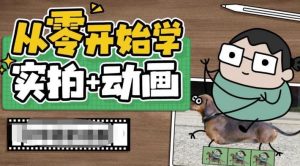从零开始学实拍加动画，实拍加动画创意教程-小鸿资源库