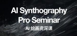 野菩萨AI绘画资深课2023，全新课程，全新视野，知识重构，引领未来-小鸿资源库