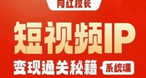 网红校长短视频IP变现通关秘籍|系统课,产品篇,短视频篇,商业篇,私域篇,直播篇-小鸿资源库