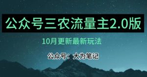 (10月)三农流量主项目2.0——精细化选题内容，依然可以月入1-2万-小鸿资源库