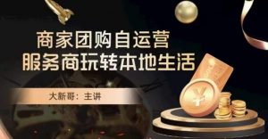 大新哥·商家团购自运营-玩转本地生活-小鸿资源库