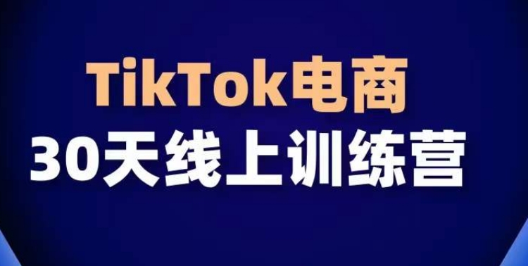 TikTok电商带货30天线上课，不可错过的全球流量洼地！-小鸿资源库