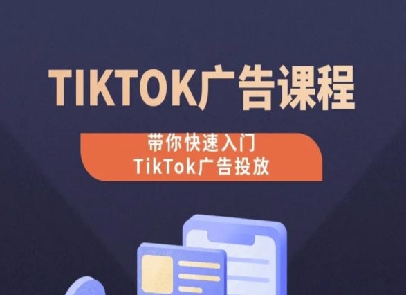 TikTok广告投放课程,从0-1实操课,带你快速入门TikTok广告投放-小鸿资源库