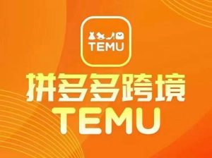 最新TEMU拼多多跨境教程,开店、运营、选品-小鸿资源库