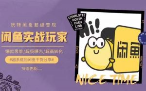 从0到1系统玩转闲鱼变现，教你核心选品思维，提升产品曝光及转化率-小鸿资源库