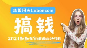 法国闲鱼Leboncoin跨境电商教程:环境邮箱电话解决产品上传及流量,悄悄赚钱【揭秘】-小鸿资源库