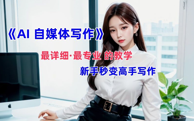 AI自媒体文章创作全网最详细教程，新手秒变写作高手，多方位发展-小鸿资源库