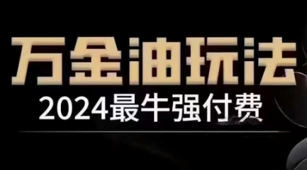 2024最牛强付费，万金油强付费玩法，干货满满，全程实操起飞-小鸿资源库