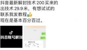 9.21抖音最新解封禁言操作，新口子，嘎嘎新，自测-小鸿资源库