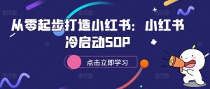 从零起步打造小红书:小红书冷启动SOP-小鸿资源库