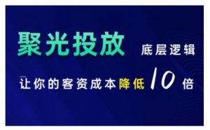 小红书聚光投放底层逻辑课，让你的客资成本降低10倍-小鸿资源库
