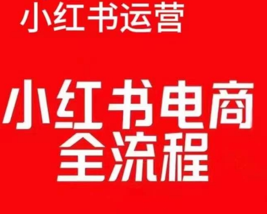 红薯电商实操课，小红书电商全流程-小鸿资源库