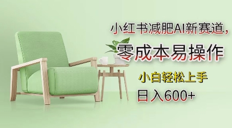 小红书减肥AI新赛道,零成本易操作,日入多张,小白轻松上手【揭秘】-小鸿资源库