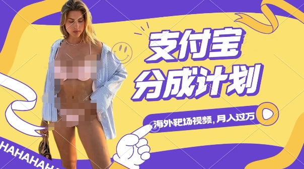 利用海外靶场射击视频，挣支付宝分成收益，轻松月入过W【揭秘】-小鸿资源库