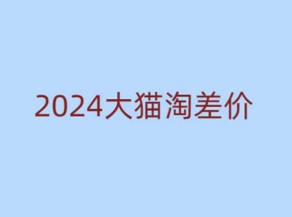 2024版大猫淘差价课程，新手也能学的无货源电商课程-小鸿资源库
