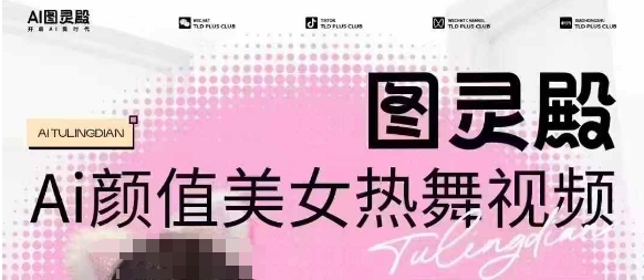 全网首发，原价988图灵殿AI颜值美女热舞视频，云端生图，轻松过原创-小鸿资源库