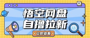 全网首发悟空网盘云真机自撸拉新项目玩法单机可挣10.20不等-小鸿资源库
