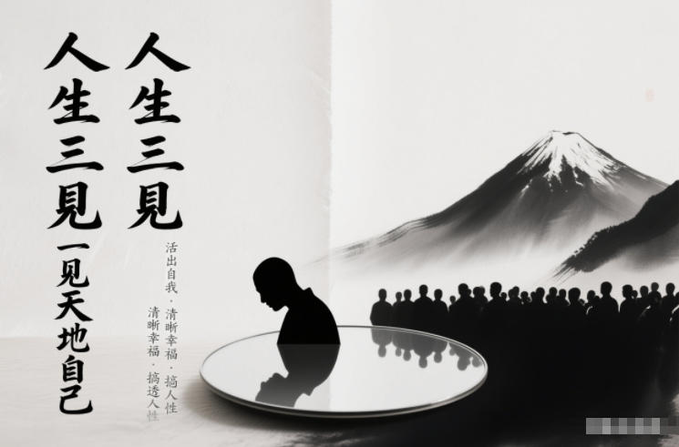 人生三见一见天地见众生见自己，活出自我拥有清晰幸福人生，搞透人性-小鸿资源库