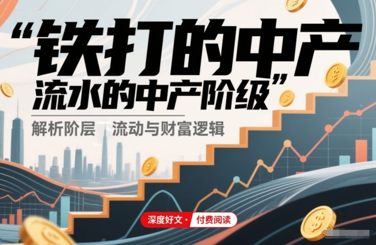 付费文章：铁打的中产，流水的中产阶级-小鸿资源库