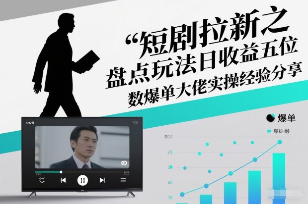 短剧拉新之盘点玩法日收益五位数爆单大佬实操经验分享-小鸿资源库