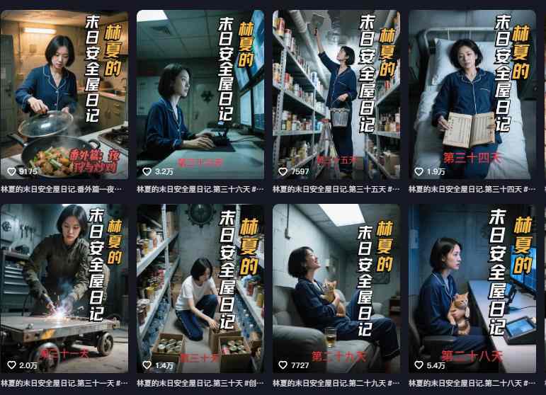 十个作品涨粉近20W！用AI制作末日安全日记连载，日入4位数，评论区爆肝求更新（附详细步骤）-小鸿资源库