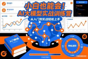 小白也能会！AI大模型实战训练营，从入门到实战轻松上手-小鸿资源库