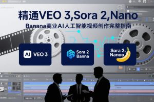 精通VEO 3，Sora 2，Nano Banana商业AI人工智能视频创作完整指南-小鸿资源库